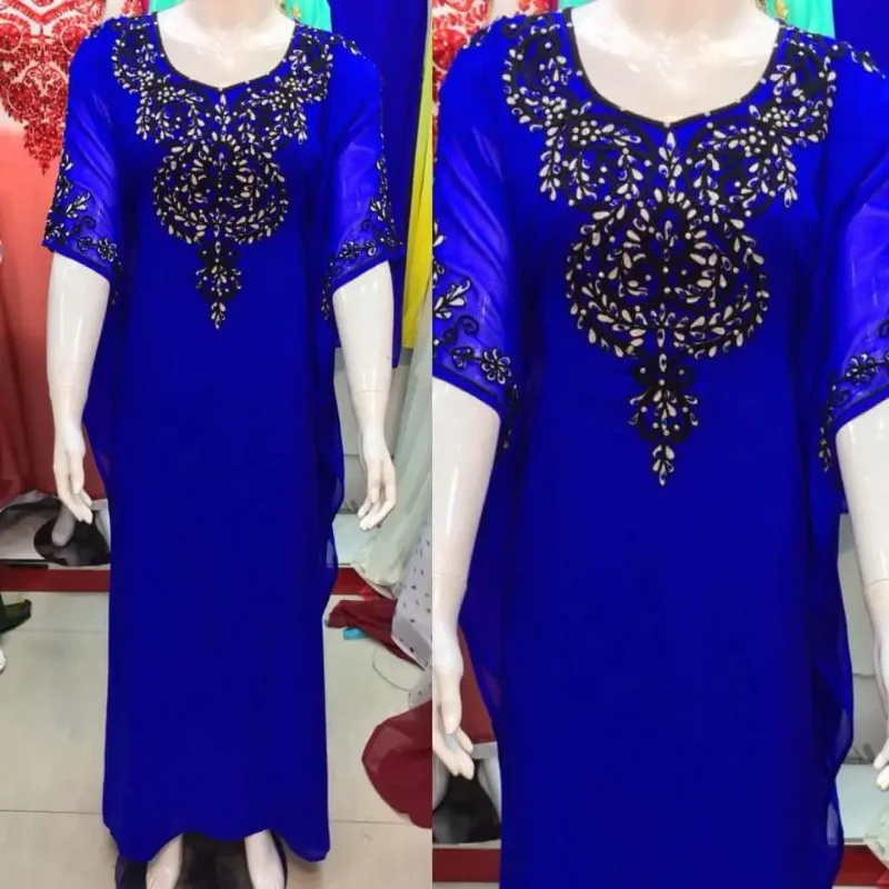Picture of Radhe Designer Black Georgette Kaftan Dress for Women - F3156