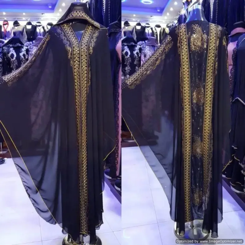 Picture of Radhe Designer Multicolor Georgette Kaftan Dress for Women - F3152