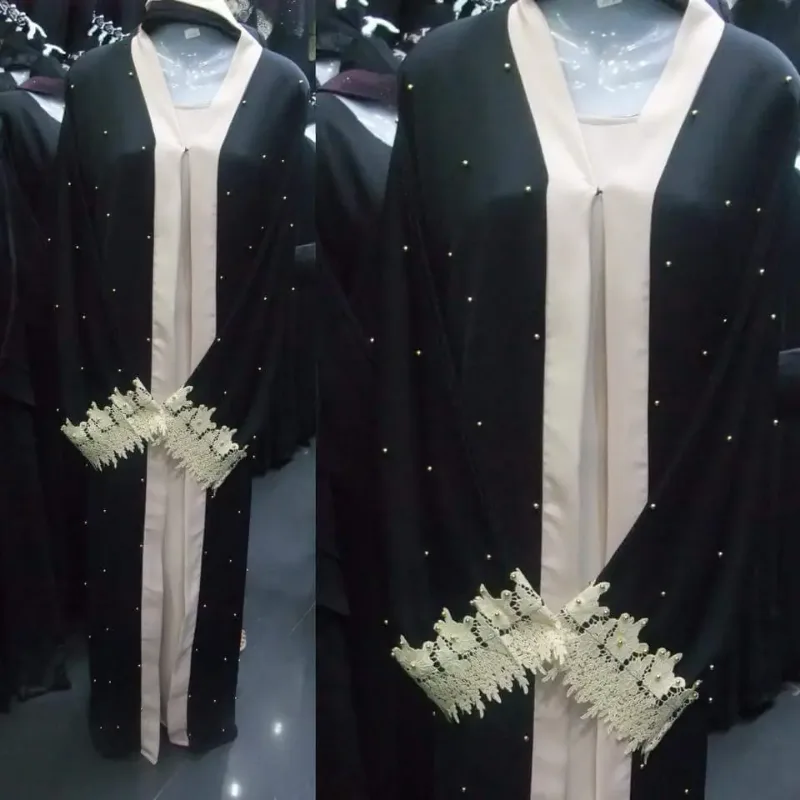 Picture of Radhe Designer White Georgette Kaftan Dress for Women - F3199