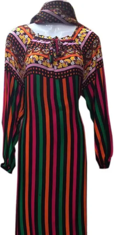 Picture of Radhe Designer Black Georgette Kaftan Dress for Women - F3211