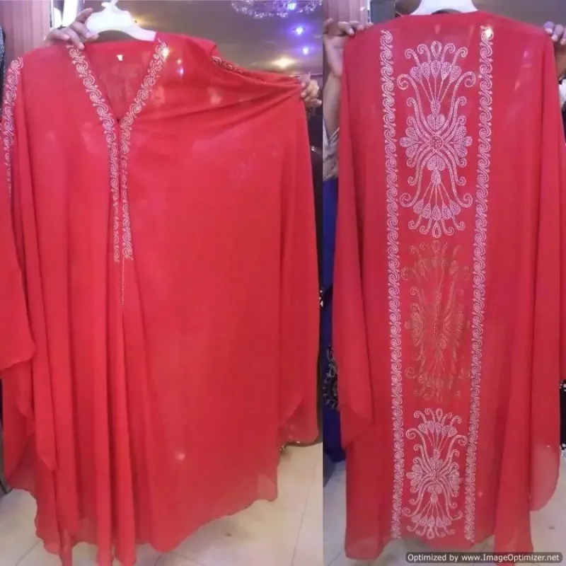 Picture of Radhe Designer Multicolor Georgette Kaftan Dress for Women - F3214