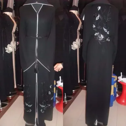 Picture of bridesmaid dress eggplant,abaya,jilbab,kaftan dress,du,