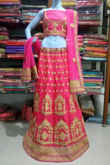 Picture of bollywood indian sari lehenga women designer saree paki