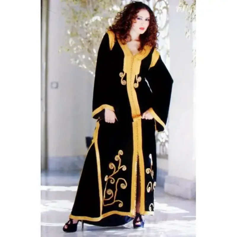Picture of Multicolor Georgette Jilbab Dress for Women - Bridesmaid Party Wear Modern Style