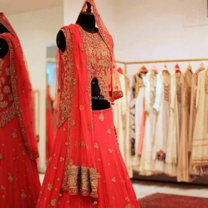 Picture of pakistani wedding designer lehengindian bridal lehenga 