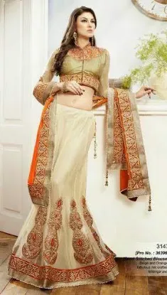 Picture of bollywood designer lehenga choli moroccan style outfits