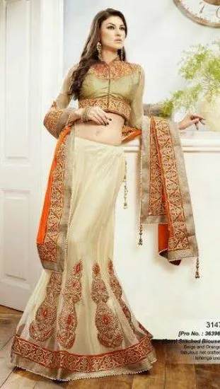 Picture of bollywood designer lehenga choli moroccan style outfits
