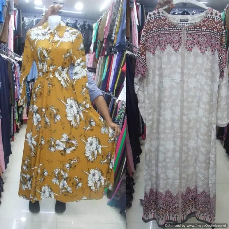 Picture of Radhe Designer Multicolor Georgette Kaftan Dress for Women - F3254