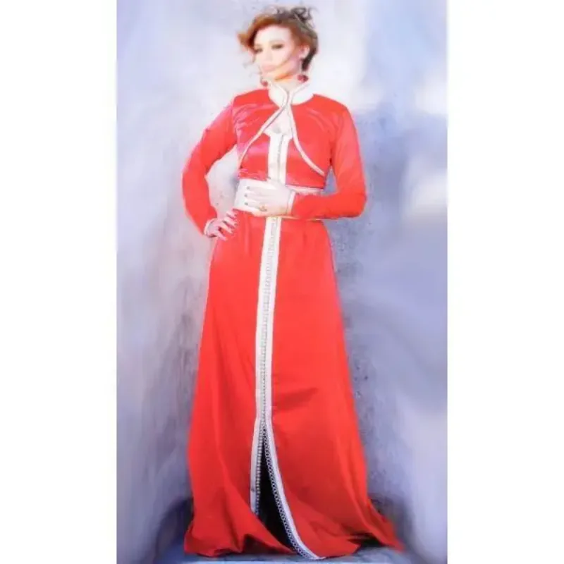 Picture of Bridesmaid Party Wear Multicolor Jilbab Dress for Women Elegant Style