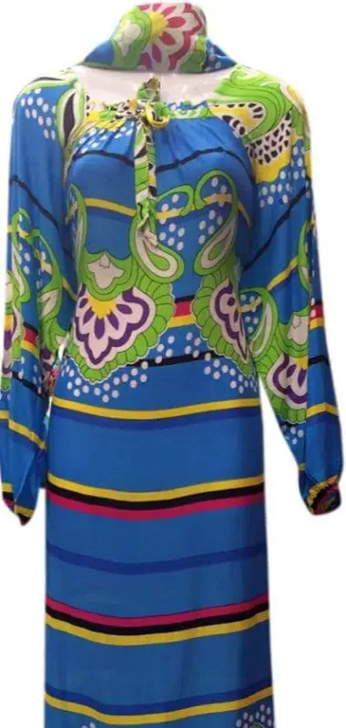 Picture of Radhe Designer Gray Georgette Kaftan Dress for Women - F3255