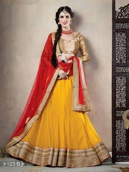 Picture of sari indian pakistani lehenga festival designer women b