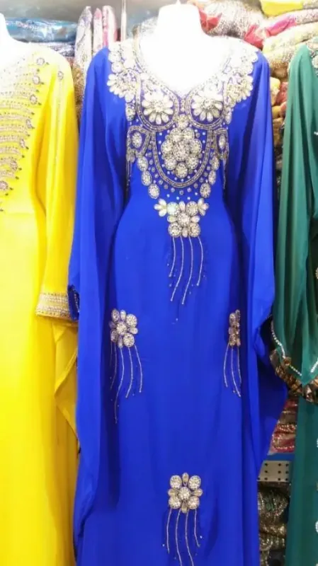 Picture of Radhe Designer Purple Georgette Kaftan Dress for Women - F8886