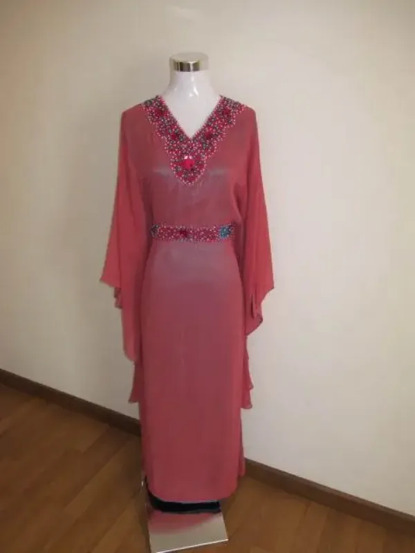 Picture of Bridesmaid Party Wear Multicolor Jilbab Dress for Women Premium Look