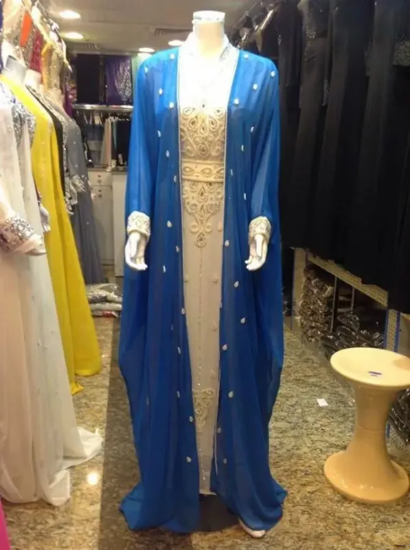 Picture of Bridesmaid Party Wear Multicolor Jilbab Dress for Women Ceremony Style