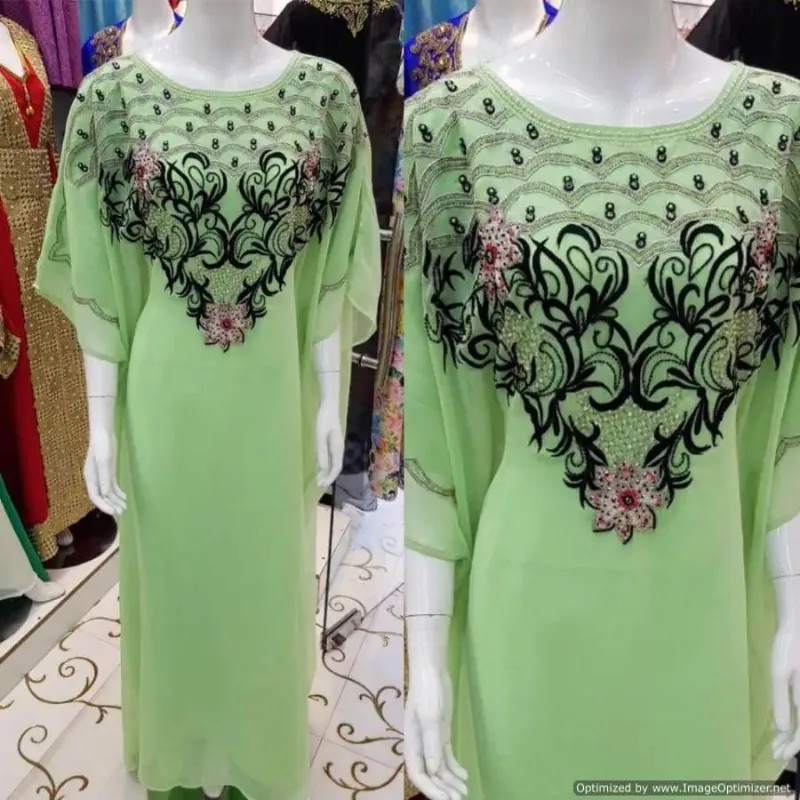 Picture of Radhe Designer Blue Georgette Kaftan Dress for Women - F3291