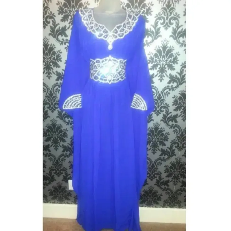 Picture of Multicolor Jilbab Dress with Bridesmaid Party Wear Detail for Women Formal Style