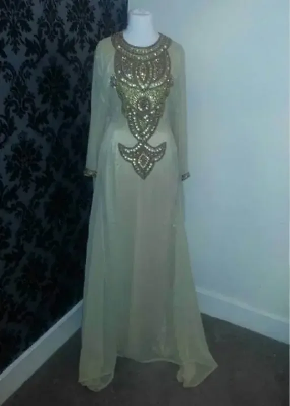 Picture of Multicolor Georgette Jilbab Dress Design 588 for Women