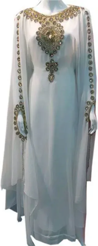 Picture of Lavender Georgette Jilbab Dress Elegant Style for Women