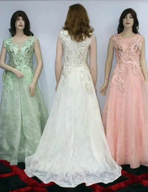 Picture of Multicolor Georgette Jilbab Dress Design 602 for Women