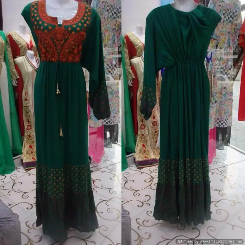Picture of Radhe Designer Black Georgette Kaftan Dress for Women - F3330