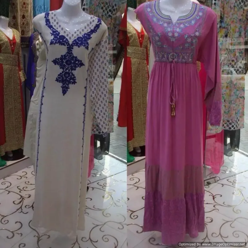 Picture of Radhe Designer Blue Georgette Kaftan Dress for Women - F3327