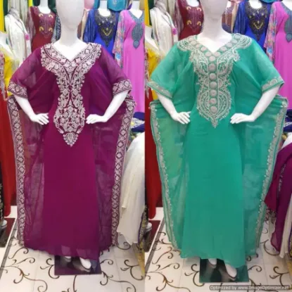 Picture of bridesmaid dress long sleeves,abaya,jilbab,kaftan dres,