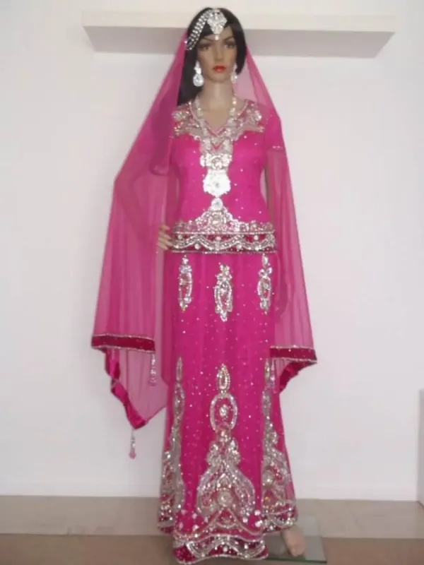 Picture of Black Bridesmaid Party Wear Jilbab Dress for Women Refined Look
