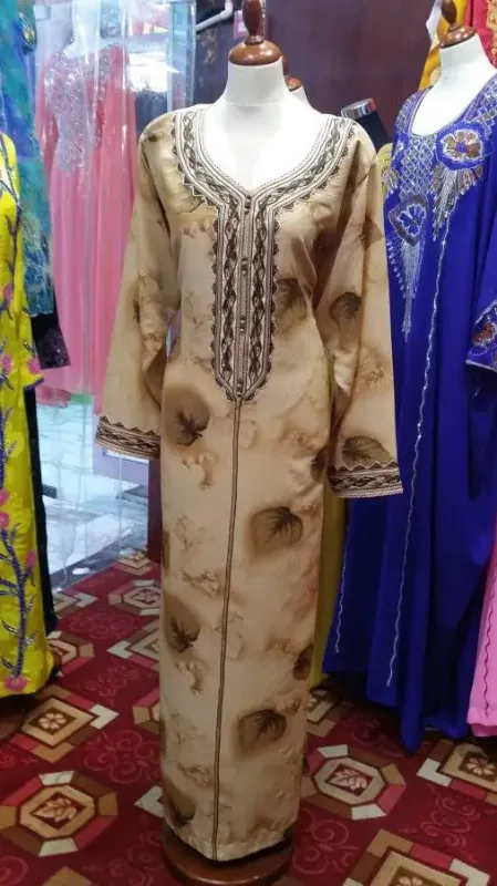 Picture of Radhe Designer Black Georgette Kaftan Dress for Women - F3347