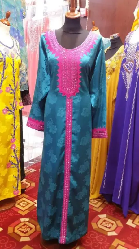 Picture of Radhe Designer Blue Georgette Kaftan Dress for Women - F3342