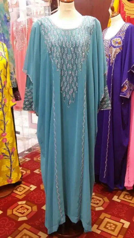 Picture of Radhe Designer Multicolor Georgette Kaftan Dress for Women - F3341