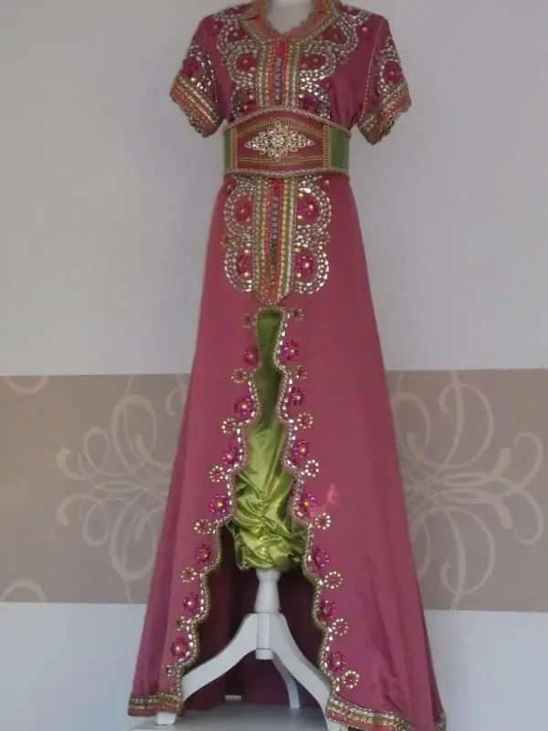 Picture of Multicolor Georgette Jilbab Dress Design 626 for Women