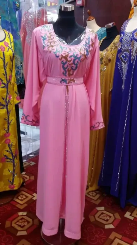 Picture of Radhe Designer Multicolor Georgette Kaftan Dress for Women - F3345