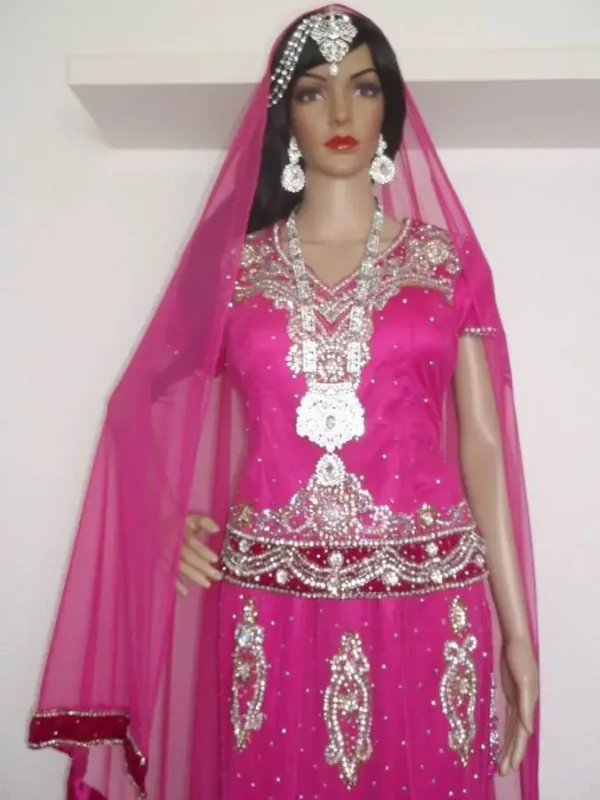 Picture of Yellow Georgette Jilbab Dress with Bridesmaid Party Wear for Women Designer Look