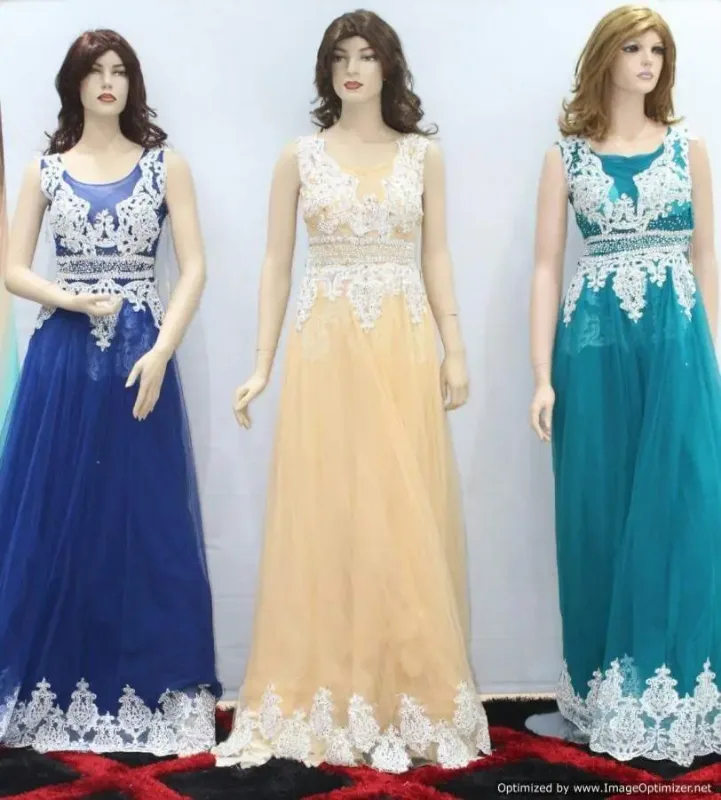 Picture of Multicolor Georgette Jilbab Dress Design 640 for Women