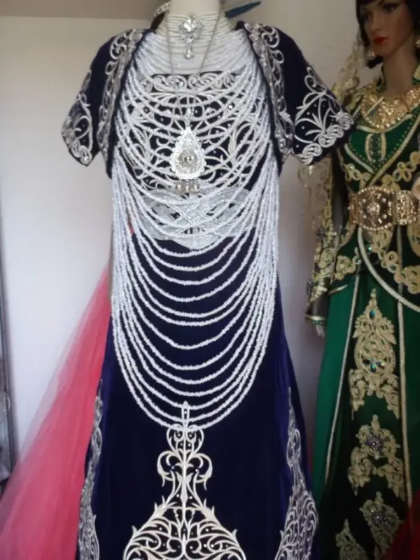 Picture of Multicolor Georgette Jilbab Dress Design 644 for Women