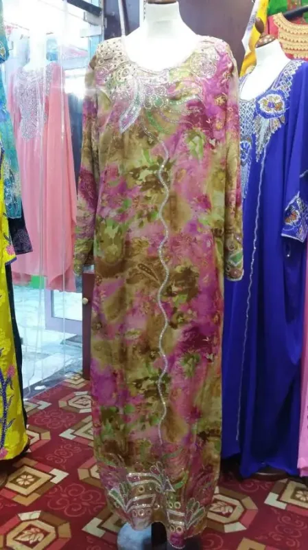 Picture of Radhe Designer Blue Georgette Kaftan Dress for Women - F3359