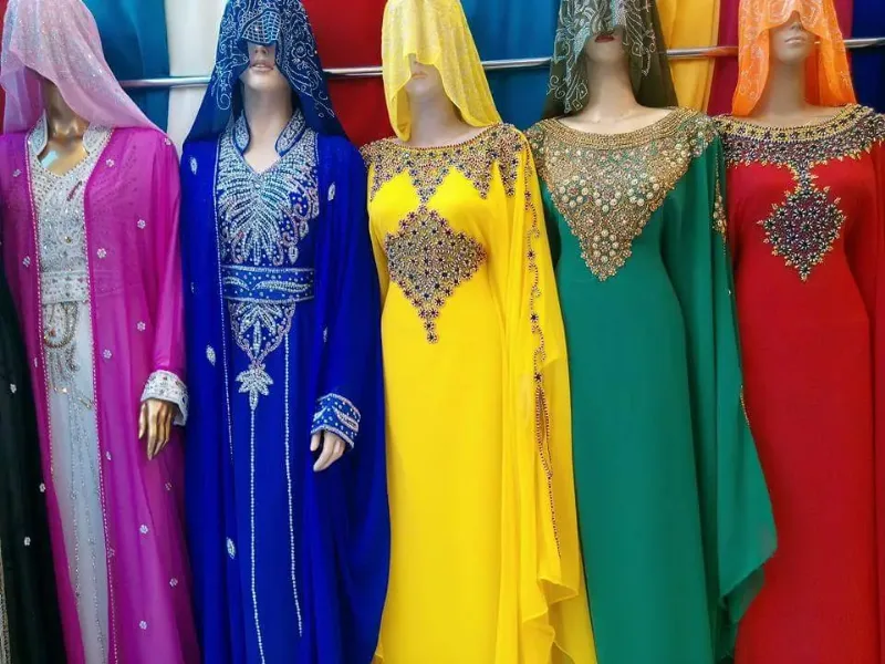 Picture of Radhe Designer Multicolor Georgette Kaftan Dress for Women - F3396