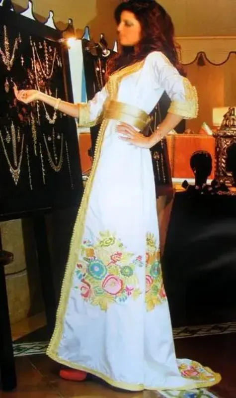 Picture of Multicolor Georgette Jilbab Dress Design 705 for Women