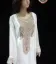 Picture of Gold Georgette Jilbab Dress with Bridesmaid Party Wear for Women Classic Style