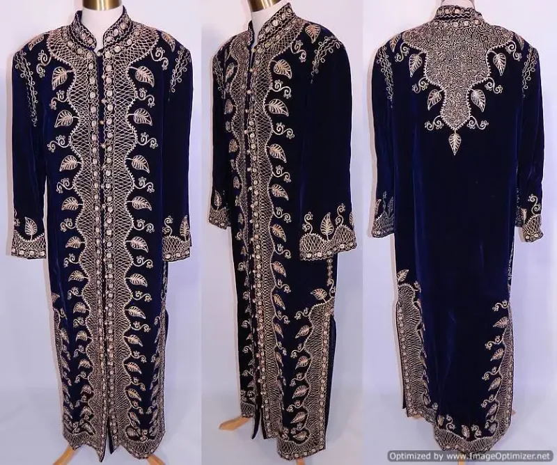 Picture of Radhe Designer White Georgette Kaftan Dress for Women - F8836
