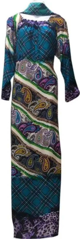 Picture of Radhe Designer Blue Georgette Kaftan Dress for Women - F3155