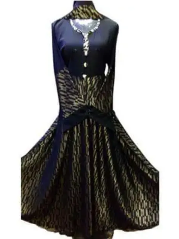 Picture of Radhe Designer Purple Georgette Kaftan Dress for Women - F3555