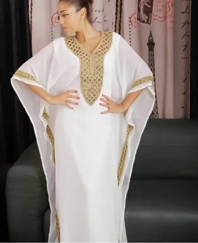 Picture of Radhe Designer Multicolor Georgette Kaftan Dress for Women - F3435