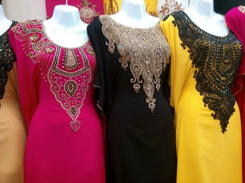 Picture of Radhe Designer Black Georgette Kaftan Dress for Women - F3432