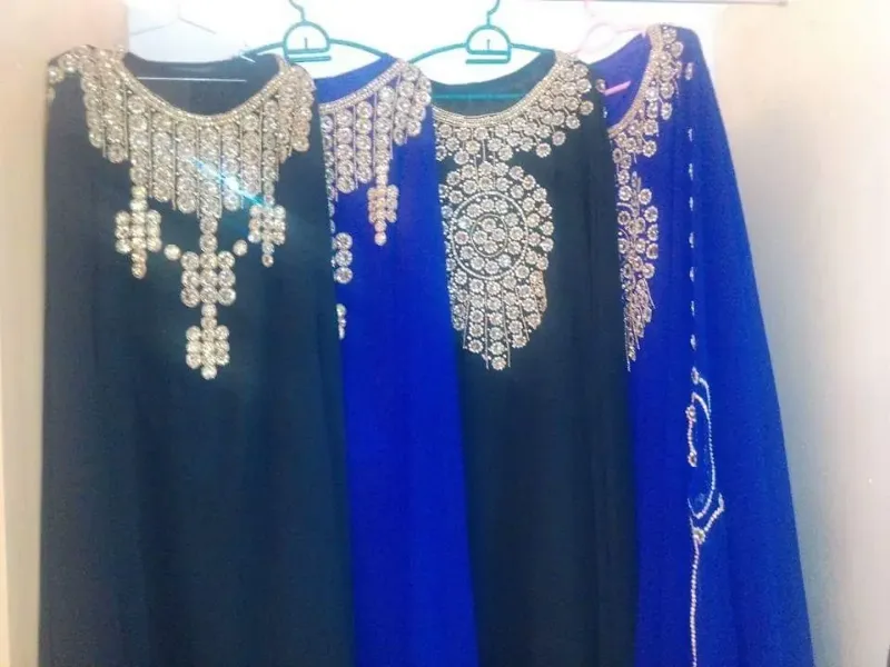 Picture of Radhe Designer Multicolor Georgette Kaftan Dress for Women - F3474