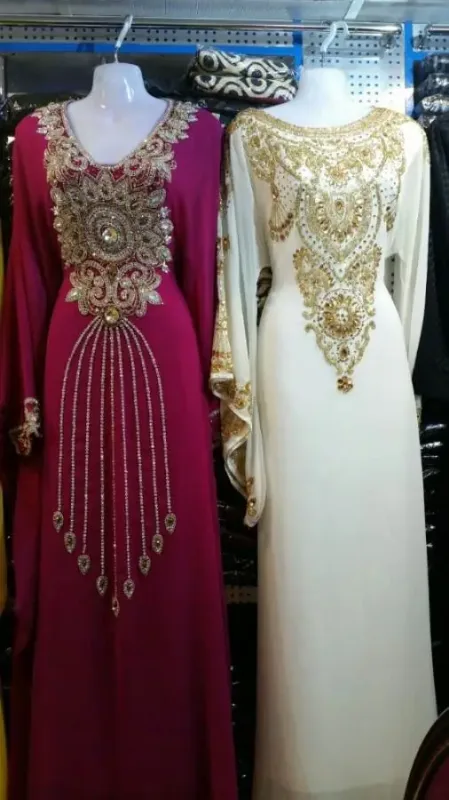 Picture of Radhe Designer Multicolor Georgette Kaftan Dress for Women - F8885