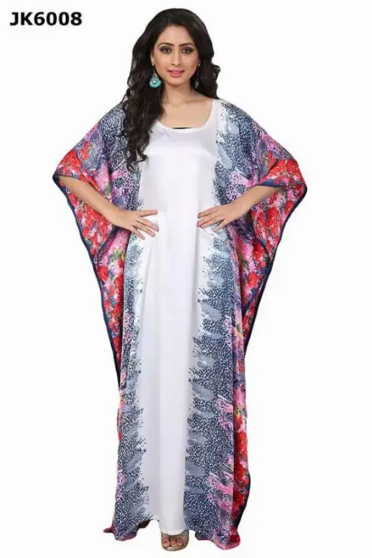 Picture of Radhe Designer Multicolor Georgette Kaftan Dress for Women - F3489