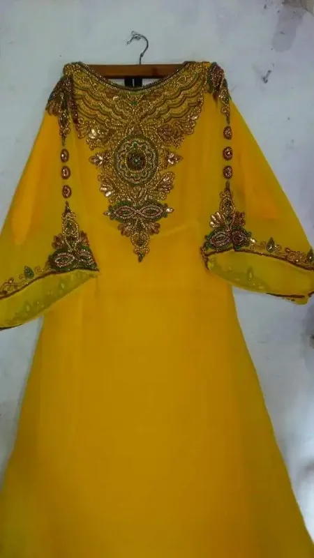Picture of Radhe Designer Multicolor Georgette Kaftan Dress for Women - F3486