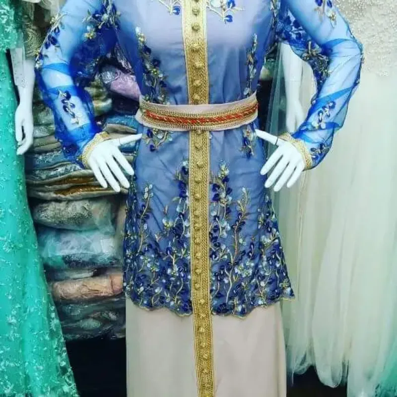 Picture of Radhe Designer Multicolor Georgette Kaftan Dress for Women - F3503