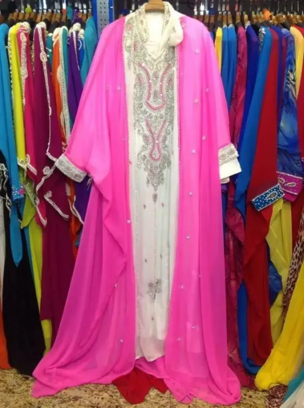 Picture of Radhe Designer Multicolor Georgette Kaftan Dress for Women - F8927